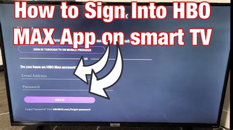 hbo max/tv sign in roku